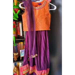 Kids Lehenga Choli Designer Bollywood Party Fashion